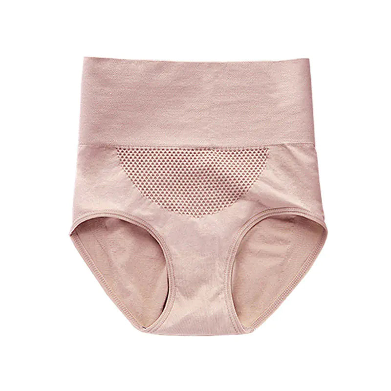 Seamless High-Waist Honeycomb Shaping Women's Underwear - SculptX