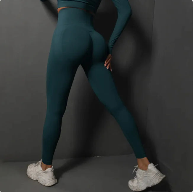 Seamless High-Waist Shaping Yoga Pants - SculptX