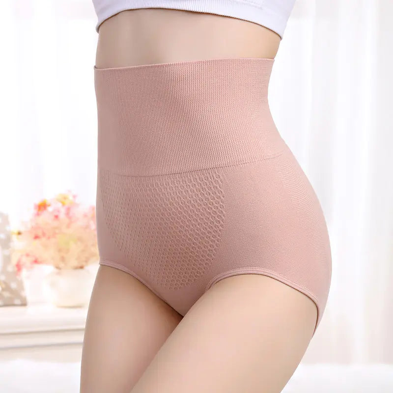 Seamless High-Waist Honeycomb Shaping Women's Underwear - SculptX