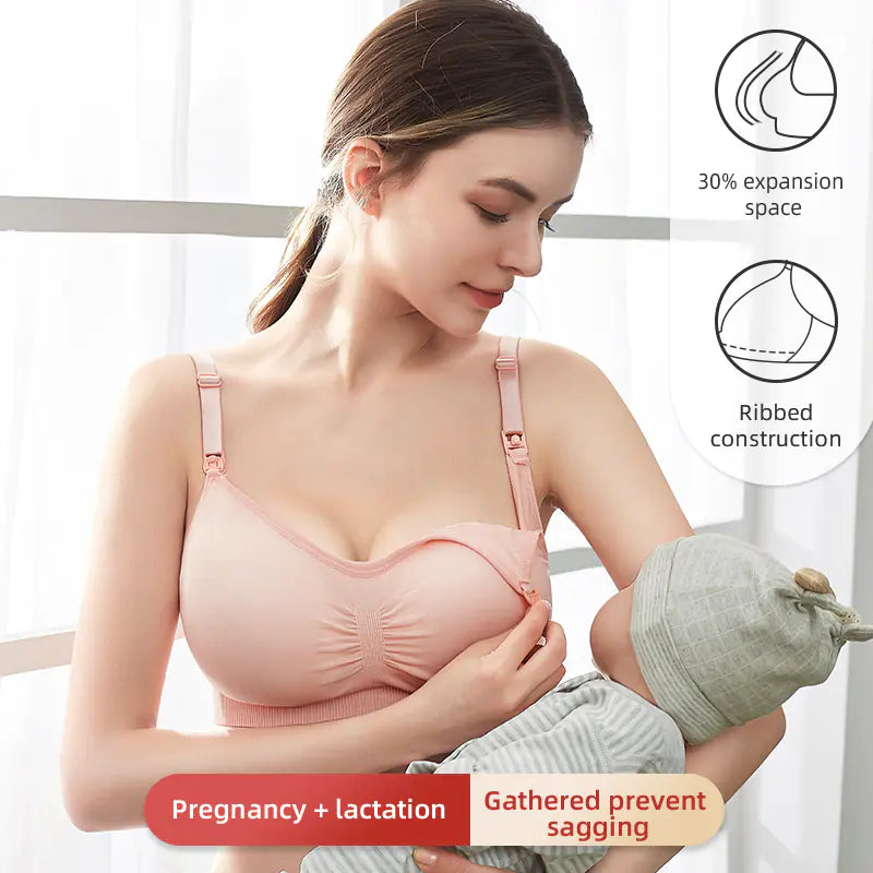 Plus Size Nursing Bra - Breathable Maternity Underwear