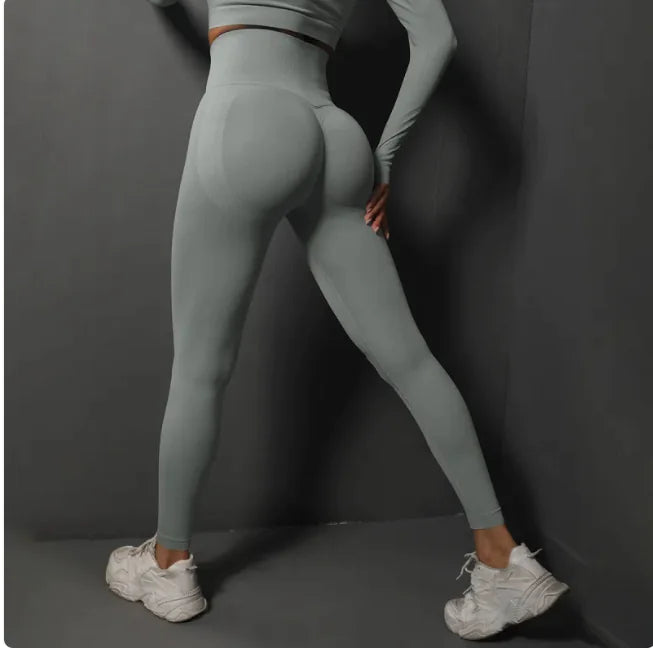 Seamless High-Waist Shaping Yoga Pants - SculptX